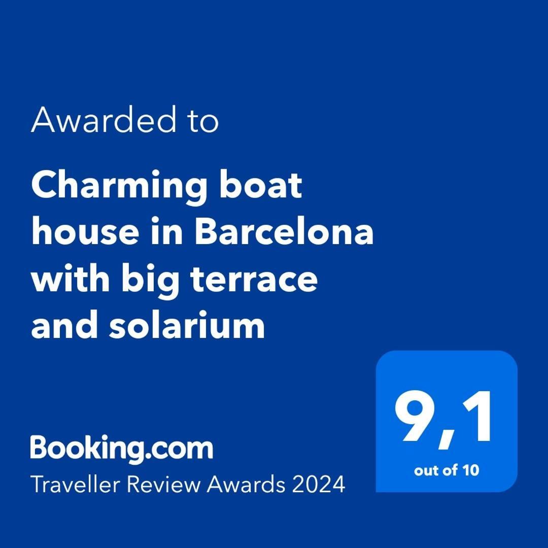 Hotel Charming Boat House In Barcelona With Big Terrace And Solarium Sant Adrià de Besòs Esterno foto